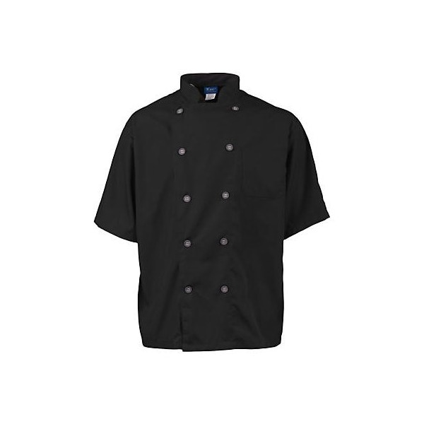 Allpoints Kng Active Chef Coat Lg Mens Black/Slate Ss 2124BKSLL - main